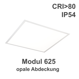 LED-Einlegepanel, opal, Modul 625, IP54